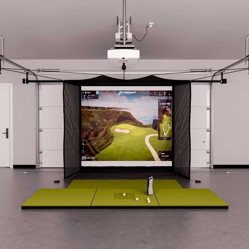 GCQuad-Garage-Golf-Simulator-2 GCQuad Garage Golf Simulator Foresight Sports Package