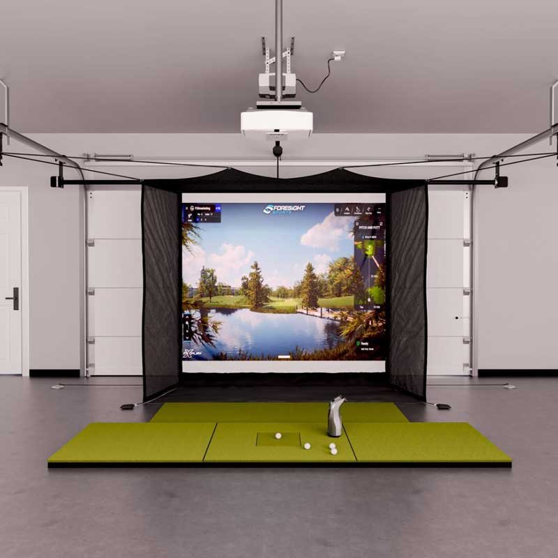 Garage Golf Simulator Bushnell