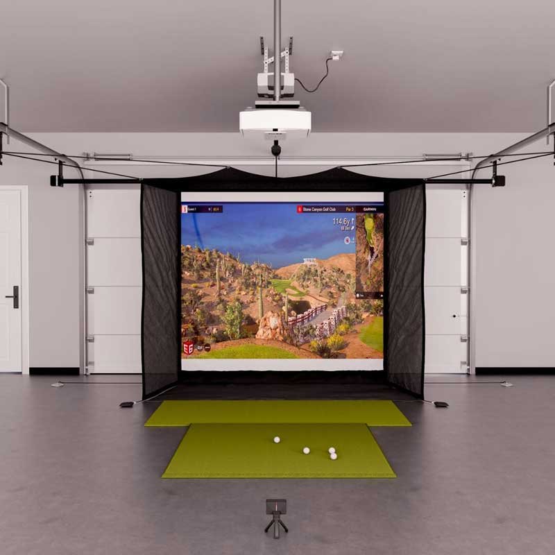 Garage Golf Simulator Garmin