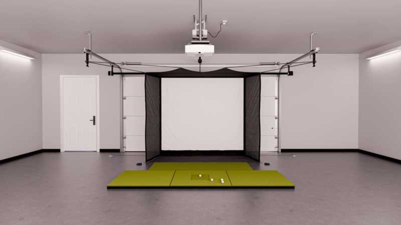 Trackman Garage Golf Simulator